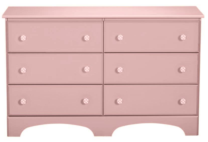 Nantucket Pink Dresser