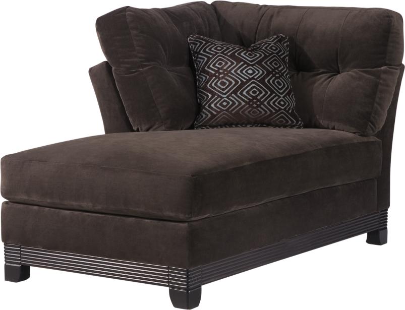 Gabriel Chocolate Left Arm Facing Corner Chaise