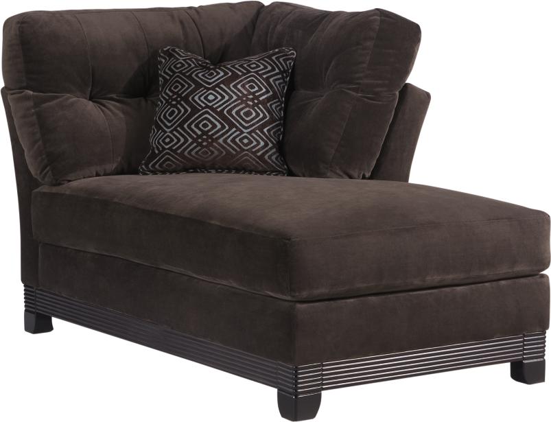Gabriel Chocolate Right Arm Facing Corner Chaise