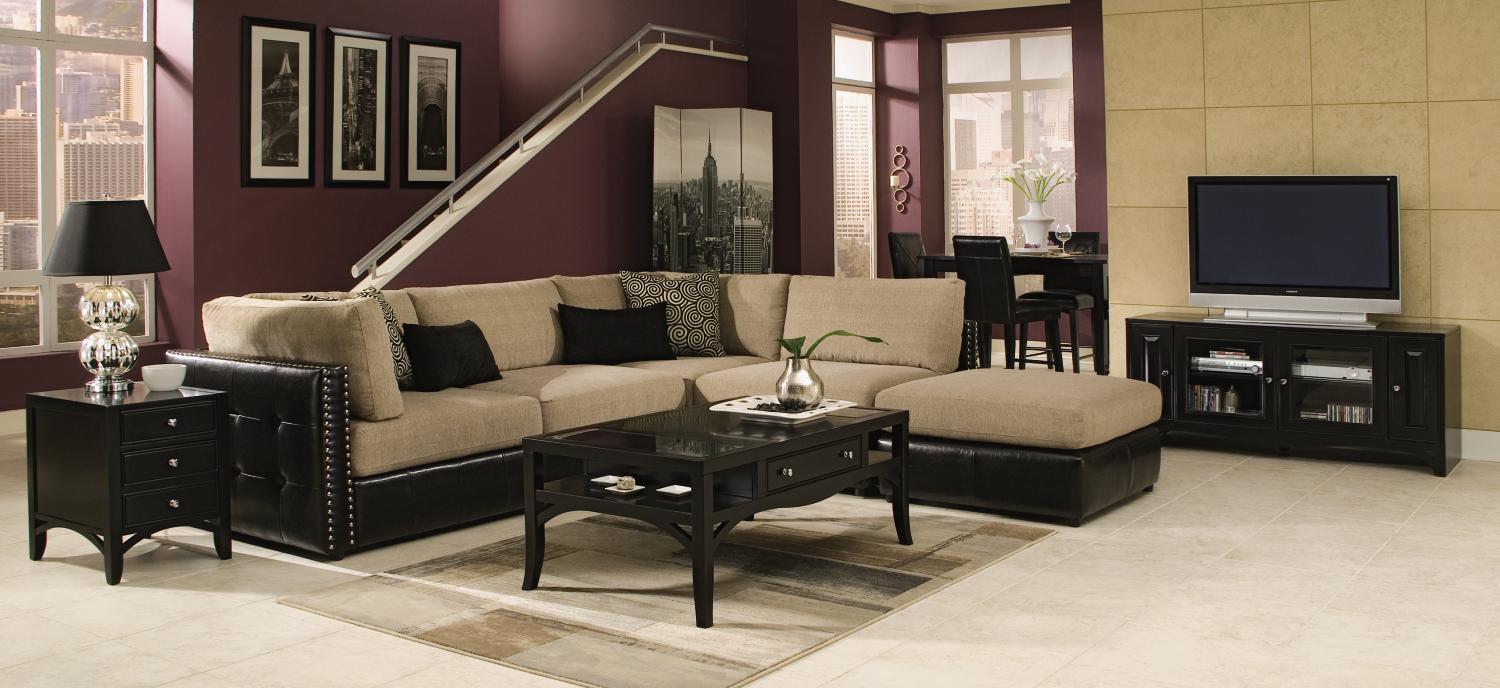 Lexus Khaki 3-pc Sectional