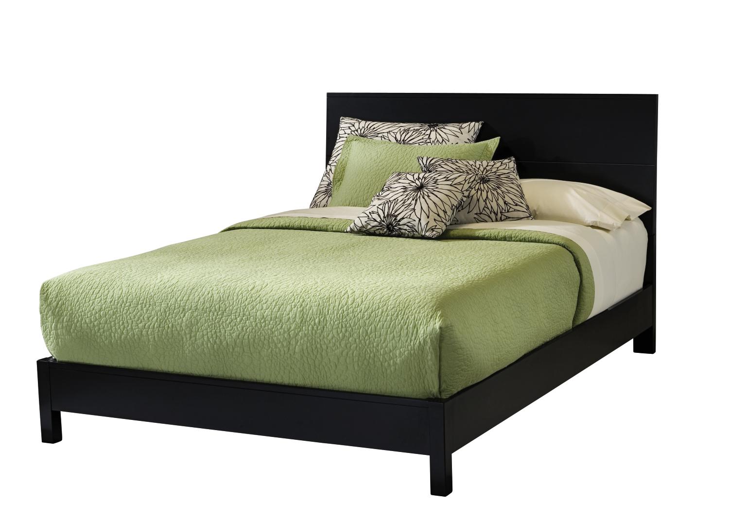 Metro Black Queen Platform Bed