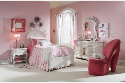 Bedroom Furniture Packages on Pc Twin Panel Bedroom Package Description Your Little Princess Will