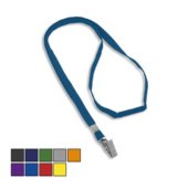 Blank Flat Woven Lanyard with Breakaway Release