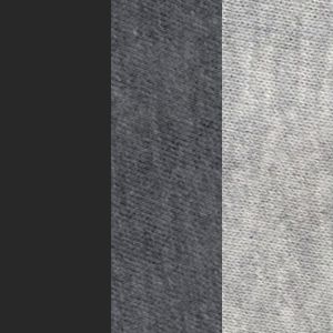 Black, Heather Grey