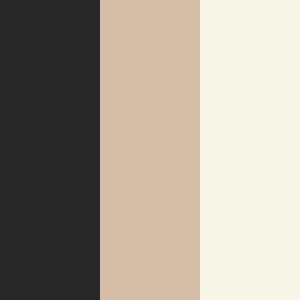1 Black, 1 Nude, 1 Ivory