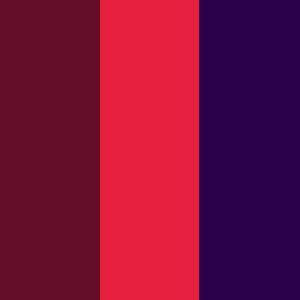 1 Dark Cherry/ 1 Hubble Pibnk/ 1 Grape Jelly