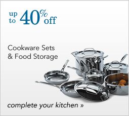 Great Savings on Cookware Sets and Food Storage
