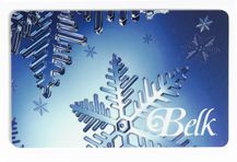 Gift Card Holiday Snowflake