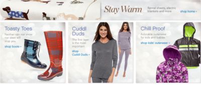 Stay Warm flannel sheets, electric blankets and more - shop home