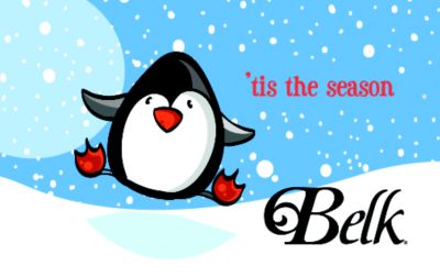 Gift Card Holiday Penguin