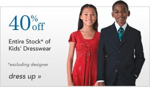 40% off Kids' Dresswear