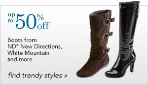 Up to 50% off Boots from ND&reg; New Directions, White Mountain and more