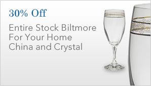 Biltmore For Your Home China and Crystal
