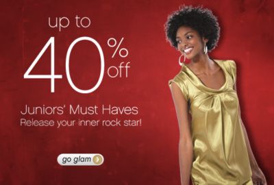 Up to 40% off Juniors' Must Haves