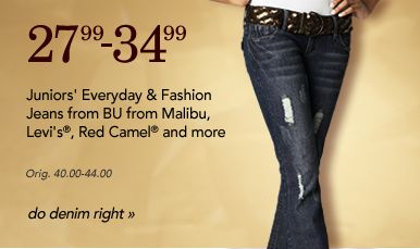 27.99-34.99 Juniors' Everday & Fashion Jeans