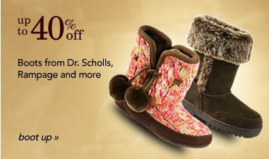 Up to 40% off Boots from Dr Scholls, Rampage and more