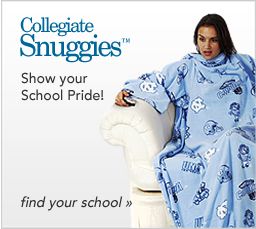 Show your School Pride with Collegiate Snuggies&trade; 