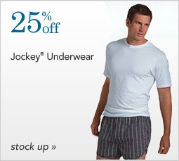 25% off Men's Jockey&reg;