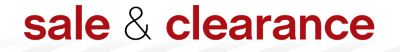 Sale & Clearance