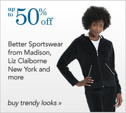 Up to 50% off Better Sportswear from Madison, Rafaella, Liz Claiborne New York and more