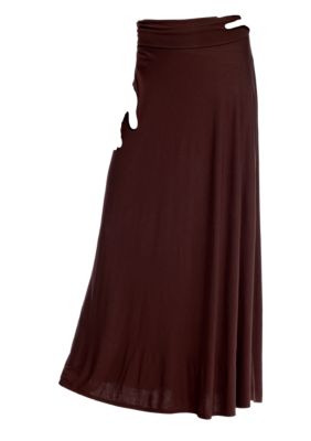 ND® New Directions Solid Long Skirt