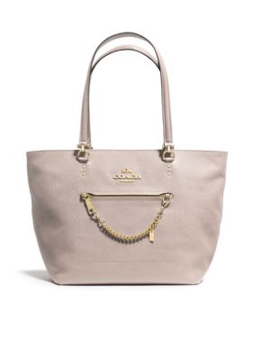 COACH CROSSGRAIN LEATHER TOWN CAR TOTE | Belk - Everyday Free Shipping