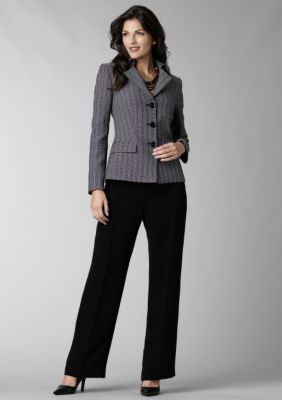 Le Suit Novelty Pant Suit