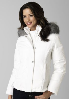 Calvin Klein Down Fur Trim Hooded Jacket