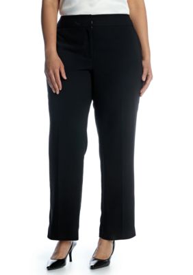 Kasper Plus Size Crepe Pant