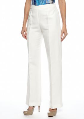 Kasper Petite Side Zip Linen Pants