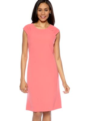 Kasper Cap Sleeve Sheath Dress
