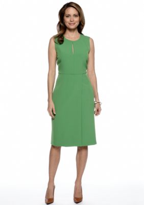 Kasper Sheath Dress with Keyhole