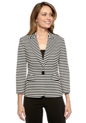 Kasper Striped Blazer