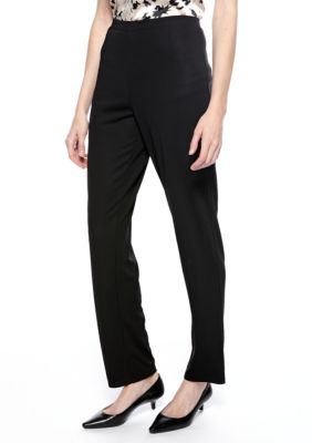 Kasper Plus Size Matte Jersey Pants