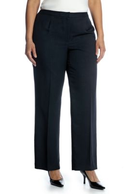 Kasper Plus Size Melange Pant