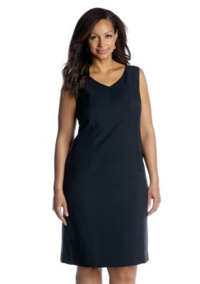 Kasper Plus Size Sleeveless Sheath Dress
