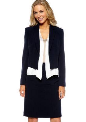 Tahari ASL Flyaway Skirt Suit