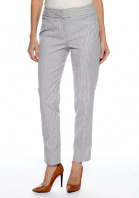 Nine West Suit Striped Skinny Pants
