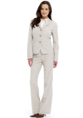 Nine West Suit Notch Collar Pant Suit
