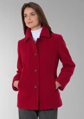 AK Anne Klein Short Wool Coat