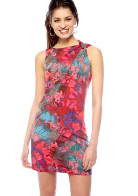Vince Camuto Sleeveless Printed Shift Dress