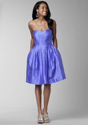 Donna Morgan Strapless Shantique Dress