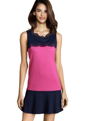 Donna Morgan Sleeveless Colorblock Dress