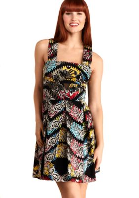 Donna Morgan Sleeveless Printed Dress