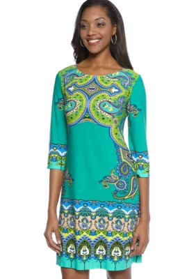Ronni Nicole Mirror Print Shift Dress