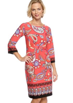 Ronni Nicole Paisley Print Shift