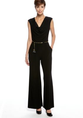 Ronni Nicole Sleeveless Cowl Neck Jumpsuit
