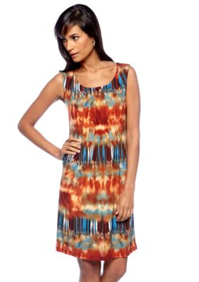 Ronni Nicole Sleeveless Printed Shift Dress