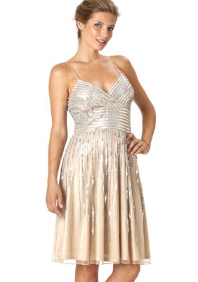 JS Boutique Spaghetti Strap Sequins Dress