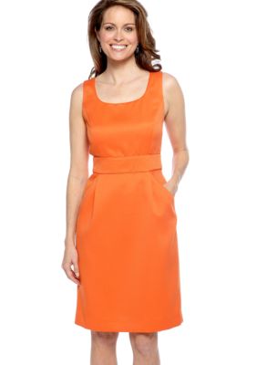 Tahari ASL Sleeveless Jacquard Sheath Dress